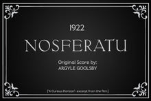 Load image into Gallery viewer, Argyle Goolsby- NOSFERATU DVD/CD (Original Score)