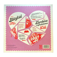 Load image into Gallery viewer, Blitzkid / Zombina & The Skeletones HEART-SHAPED VINYL