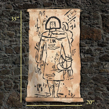 Load image into Gallery viewer, DER GOLEM Conjure Scroll (hand painted)