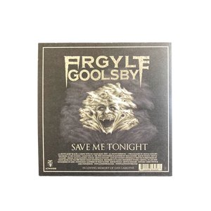 Argyle Goolsby- LA PETITE MORT / SAVE ME TONIGHT 7" Single