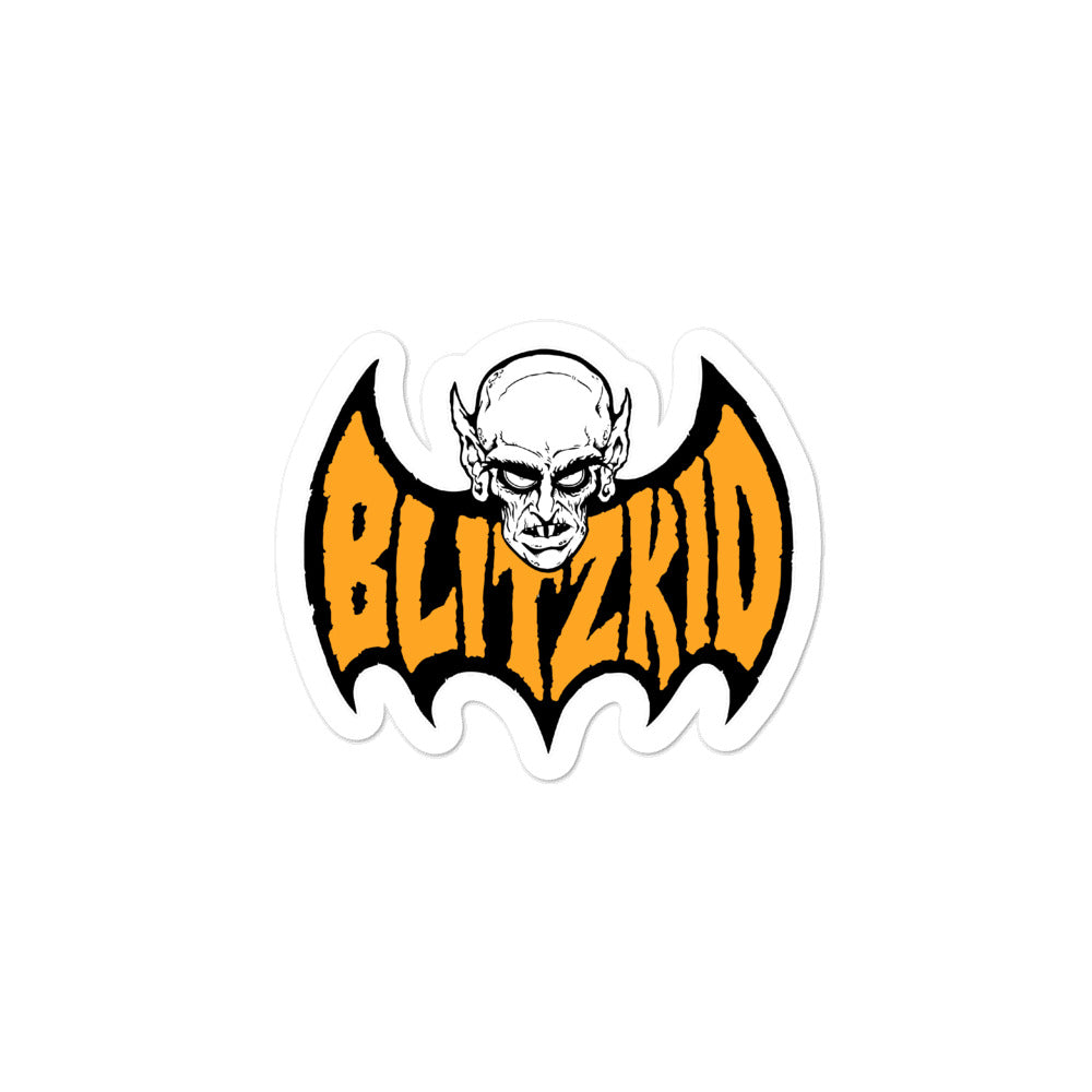Blitzkid- BLITZBAT ORANGE Sticker